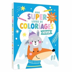 Mon super livre de coloriages - 240 coloriages - hiver renard