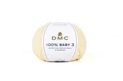 Pelote de fil à tricoter DMC - 100% Baby 3 - 135