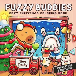 Tiny Daisy - Fuzzy Xmas: Fuzzy buddies coloring book