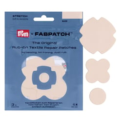 Lot de 3 patchs de réparation Rub on Patch Fabpatch Prym - Strecth beige