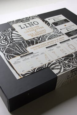 Le coffret atelier linogravure Pébéo - Noir