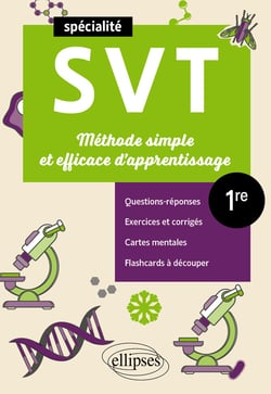 Spé SVT 1re : Méthode simple et efficace d'apprentissage - Questions-réponses, exercices et corrigés, cartes mentales et flashcards à découper
