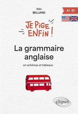 Je pige enfin la grammaire anglaise ! En schémas et tableaux - A1-B1
