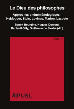 Le dieu des philosophes : Approches phénomenologiques - Heidegger, Stein, Levinas, Marion, Lacoste