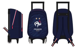 Sac à dos à roulettes La Plume Dorée - FFF - 2 compartiments