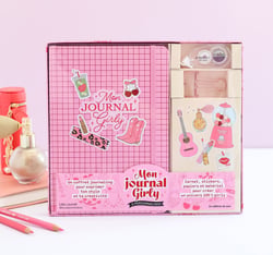 Coffret journaling : Mon journal Girly