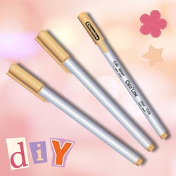 Lot de 3 stylos colle Cléopatre