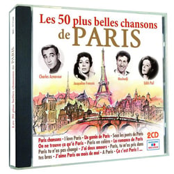 Les 50 pus belles chansons de Paris