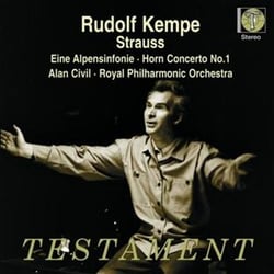 Concerto pour cor n°1 op.11 - Eine Alpensinfonie op.64
