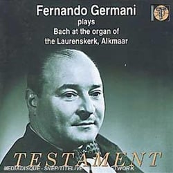Fernando Germani (1906-1998) : Bach , J. P. Sweelinck , J. Bull