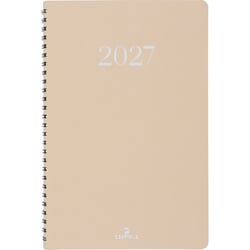 Agenda semainier 2027 Oberthur - Beige - 17 x 24,5 cm - Galway