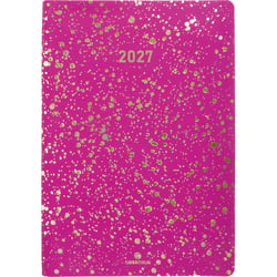 Agenda semainier 2027 Oberthur - Fushsia - 17 x 24,5 cm - Céleste