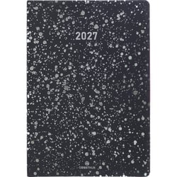 Agenda semainier 2027 Oberthur - Noir - 17 x 24,5 cm - Céleste