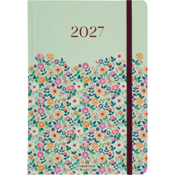 Agenda semainier 2027 Oberthur - Vert clair - 17 x 24,5 cm - Anahita