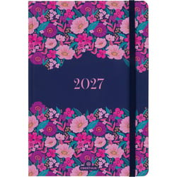 Agenda semainier 2027 Oberthur - Marine - 17 x 24,5 cm - Anahita