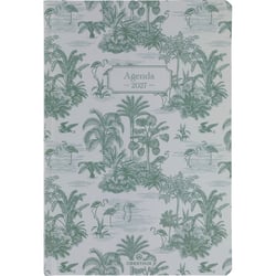 Agenda semainier 2027 Oberthur - Vert - 17 x 24,5 cm - Vienne animal