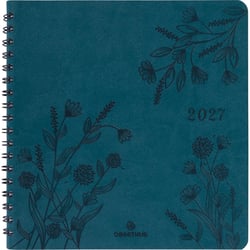 Agenda semainier 2027 Oberthur - Vert canard - 16 x 16 cm - Primrose