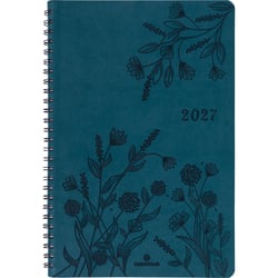 Agenda semainier 2027 Oberthur - Vert canard - 17 x 24,5 cm - Primrose