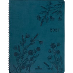 Agenda semainier 2027 Oberthur - Vert canard - 22 x 27 cm - Primrose