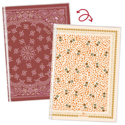 Agenda semainier 2027 Oberthur - 17 x 24,5 cm - Capri bandana