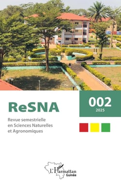 ReSNA (Revue semestrielle en Sciences Naturelles et Agronomiques) n.2