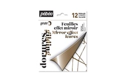 12 feuilles effet miroir - Or antique - pébéo
