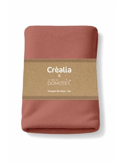 Coupon de tissu Domotex - Molleton - Vieux rose - 200 x 150 x 0,1 cm