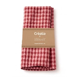 Tissu Domotex - Seersucker - Cacao rose - 200 x 140 cm