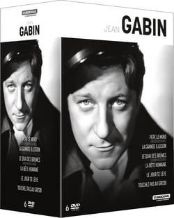 Jean Gabin : Pépé le Moko + La Grande Illusion + Quai des brumes + La Bête humaine + Le Jour se lève + Touchez pas au grisbi