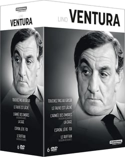 Lino Ventura : Touchez pas au grisbi + Le Fauve est lâché + L'Armée des ombres + La Cage + Espion, lève-toi + Le Ruffian