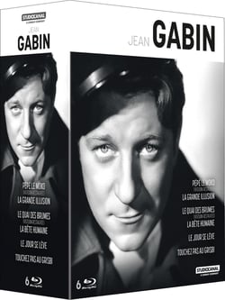 Jean Gabin : Pépé le Moko + La Grande Illusion + Quai des brumes + La Bête humaine + Le Jour se lève + Touchez pas au grisbi