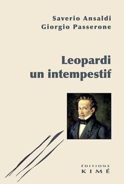 Leopardi, un intempestif