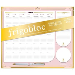 Frigobloc : Édition de luxe rose - Calendrier organiseur familial (édition 2027)