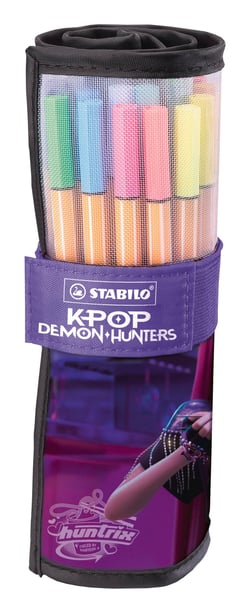 Lot de 20 stylo feutres STABILO - Point 88 - Kpop Demon Hunter