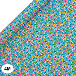 Papier cadeau Pictura - bleu tacheté - 4m