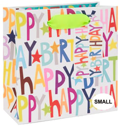 Sac cadeau Pictura - Happy birthday - Taille S