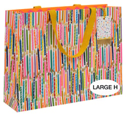 Sac cadeau Pictura - bougies - Taille L 10 x 27 x 35 cm
