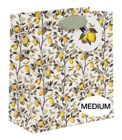 Sac cadeau Pictura - Citronniers - Taille M