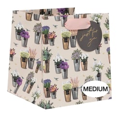Sac cadeau Pictura - Marché aux fleurs - Taille M