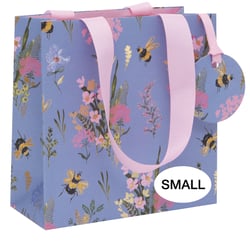 SAC CADEAU PRAIRIE D'ABEILLES BLEUE S DYMENT PM