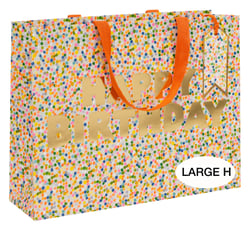 SAC CADEAU HAPPY BIRTHDAY A POIS GM H
