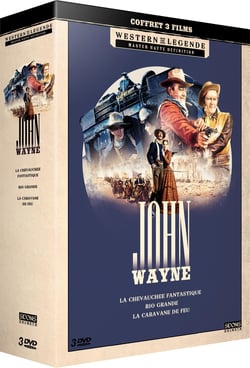 John Wayne - Coffret 3 films : La Chevauchée fantastique + Rio Grande + La Caravane de feu