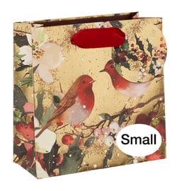 SAC CADEAU ROUGE-GORGES DORES PM