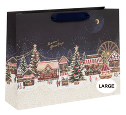 SAC CADEAU MARCHE DE NOEL GM H