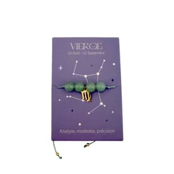 Bracelet signe astrologique Vierge