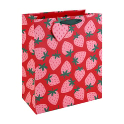 Sac cadeau Clairefontaine - Modèle large - Fraises