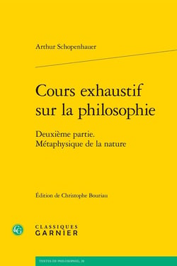Cours exhaustif sur la philosophie : Deuxième partie, métaphysique de la nature