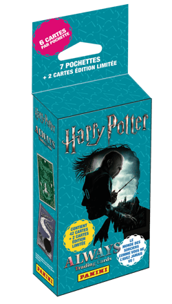 Blister 7 pochettes + 2 cartes édition limitée Harry Potter ALWAYS - Panini