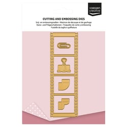 Lot de 5 dies de découpage : bandes de film - Vaessen Creative