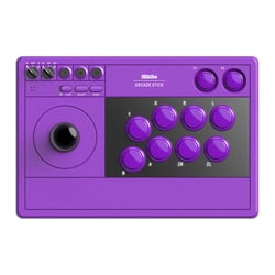 Stick Arcade 8Bitdo Just For Games - Nintendo Switch 1 & 2 - PC Windows - violet